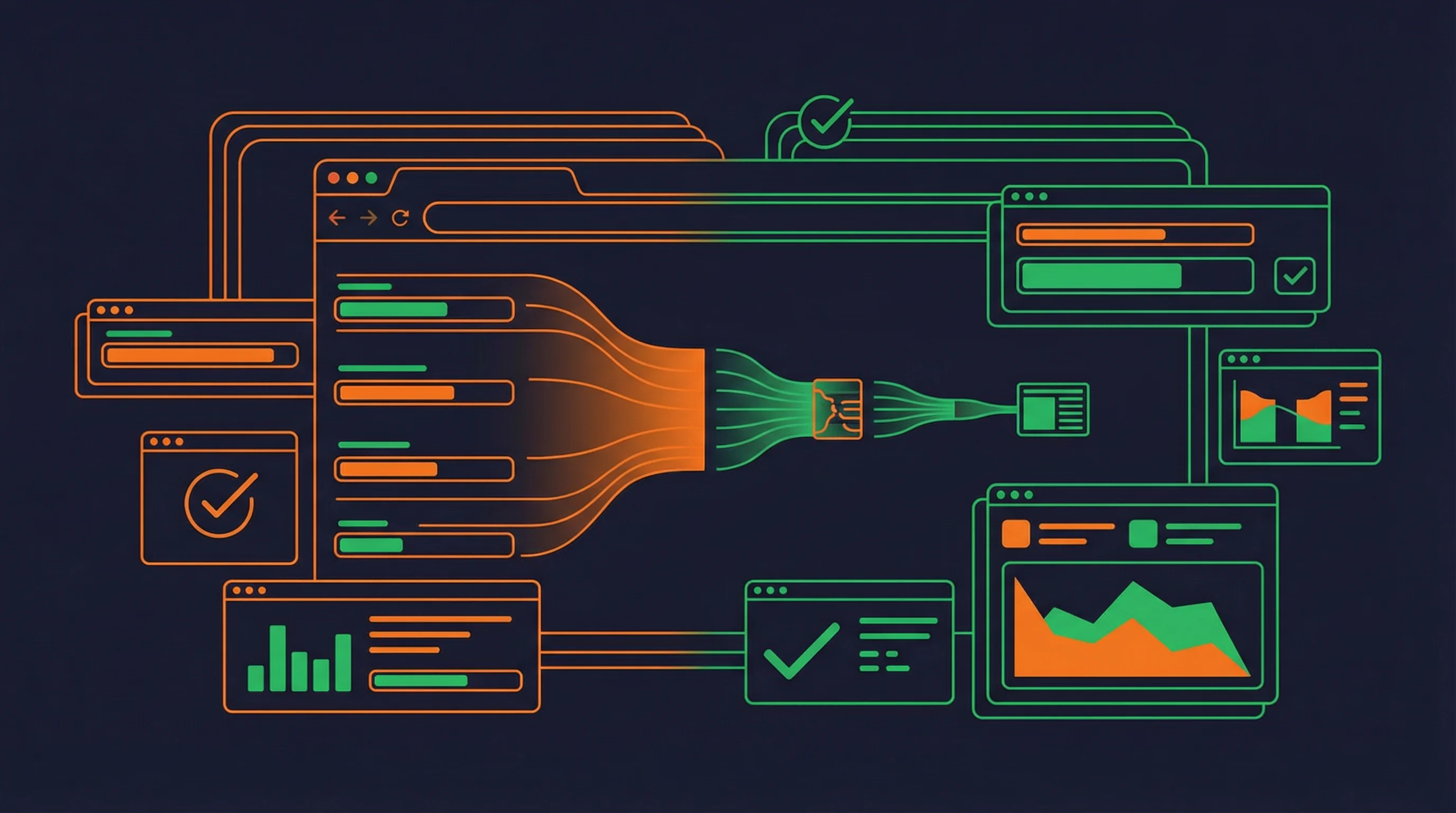 Visualisation des outils de vérification de compression et DevTools