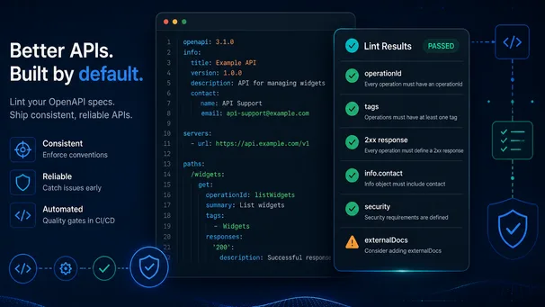 OpenAPI: Lint, Format and Structure a Maintainable API