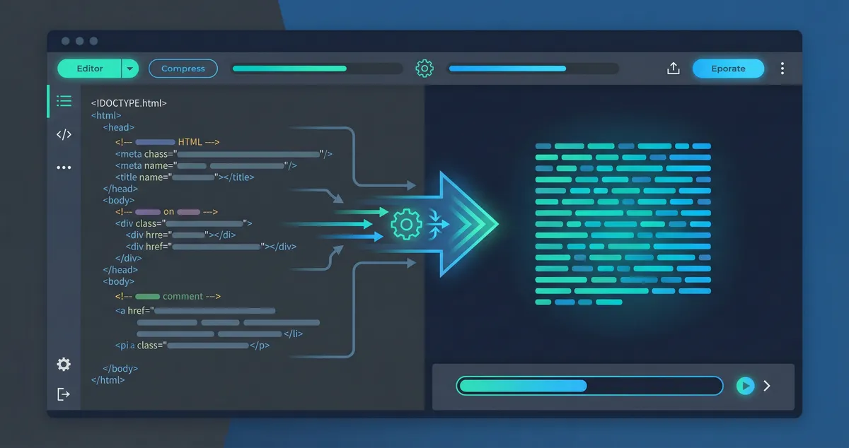 FastMinify online XML minifier interface
